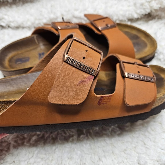 Birkenstock Arizona Birko-flor Soft Footbed Slide Sandals sz 39 - Picture 2 of 9